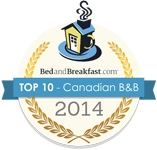 Kelowna B&B trip advisor certificate